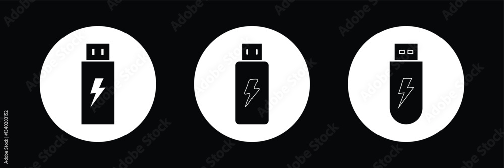 Usb drive flat icon Usb drive flat icon