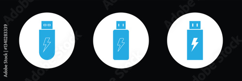 Flash Drive Vector Icon Design