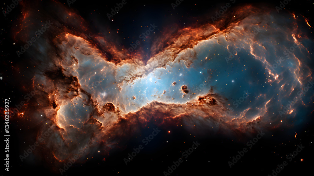 A beautiful nebula in the sky illustrating the wmap results and cosmic phenomena with rich colors and a stunning astronomical background for exploration. A beautiful nebula in the sky illustrating the wmap results and cosmic phenomena with rich colors and a stunning astronomical background for exploration.