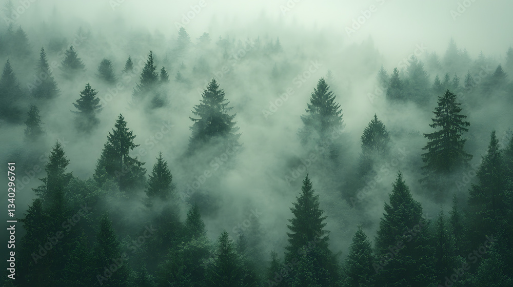 Misty Forest Serenity Misty Forest Serenity