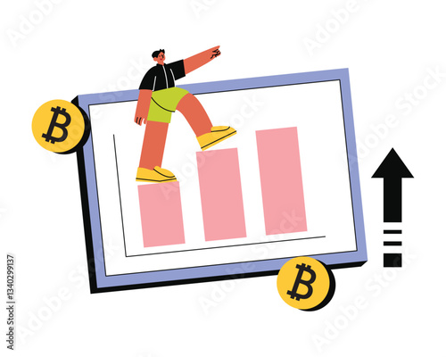 Cryptocurrency Concept Illustration