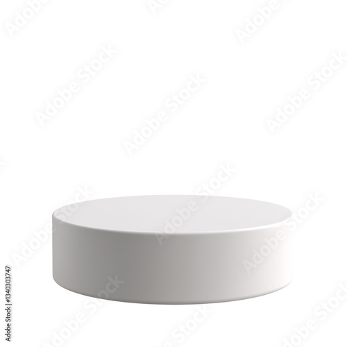 Minimalist Product Showcase on Round Platform - Studio Setup for Modern Branding & Presentation