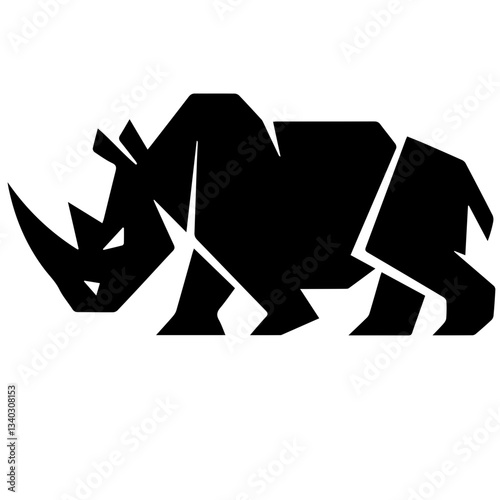 vector rhinoceros illustration 