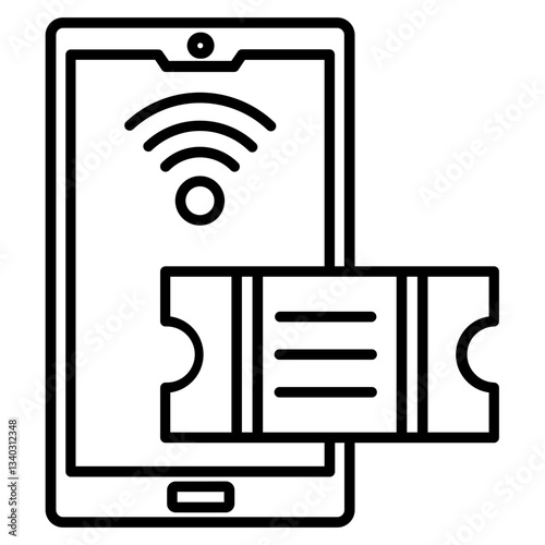 Digital Ticketing Icon