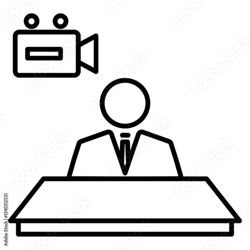 Video Conferencing Icon