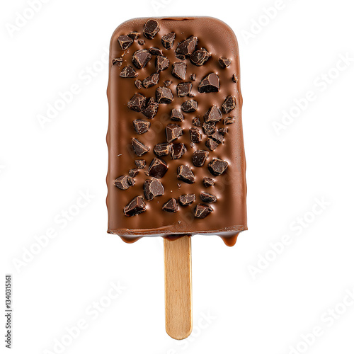 Gourmet Chocolate Ice Cream Popsicle: Indulgent Frozen Dessert for Chocolate Lovers