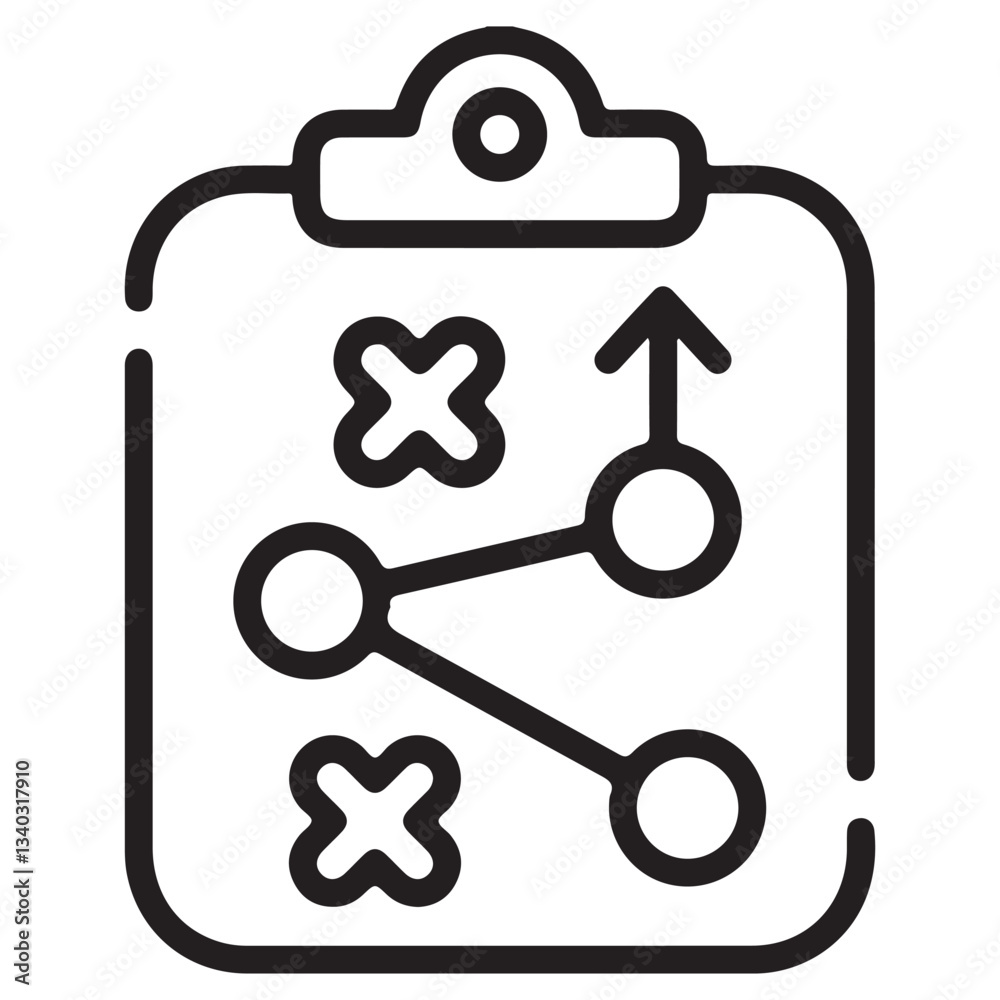 Soccer field strategy game tactic football vector board game plan. Soccer team strategy. illustration design eps 10 Soccer field strategy game tactic football vector board game plan. Soccer team strategy. illustration design eps 10