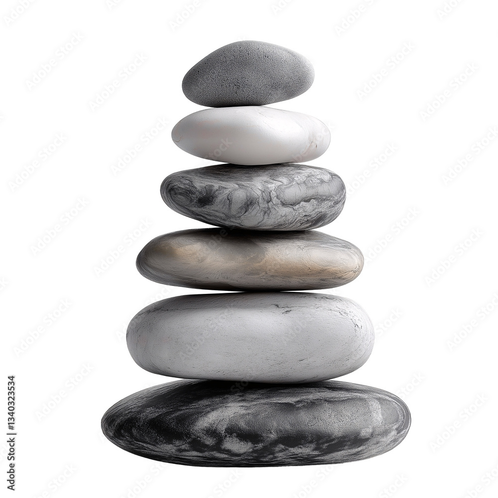 Tranquil Zen Stacked Stones: Serenity and Balance in Nature-Inspired Decor Tranquil Zen Stacked Stones: Serenity and Balance in Nature-Inspired Decor