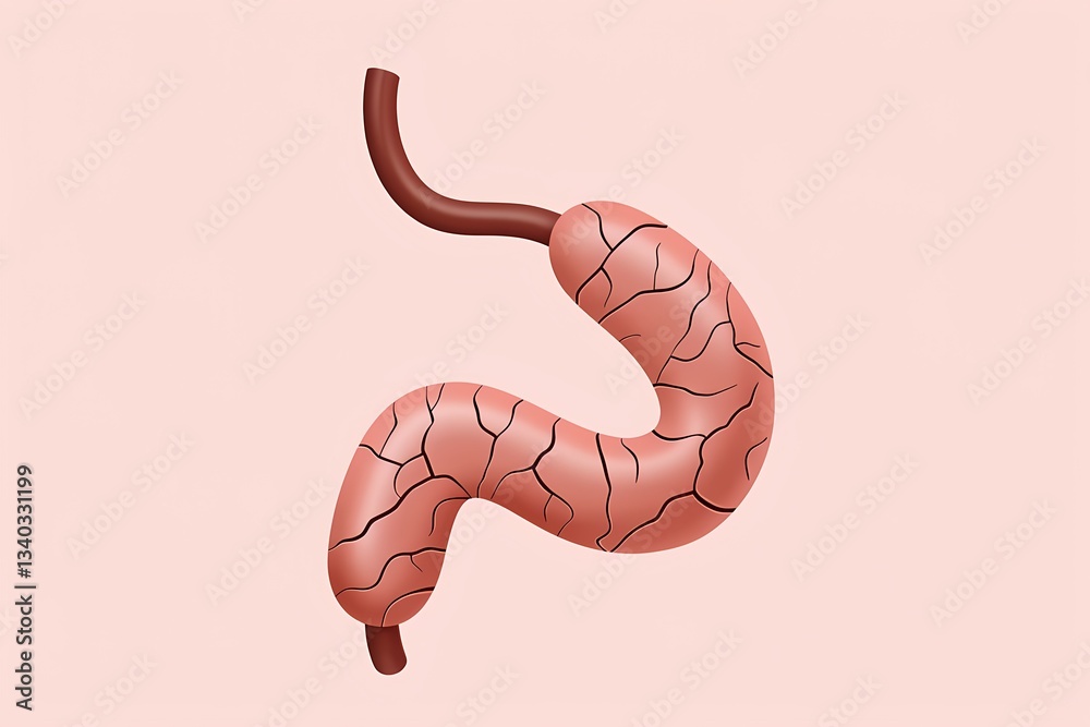 Fototapeta premium leaky gut