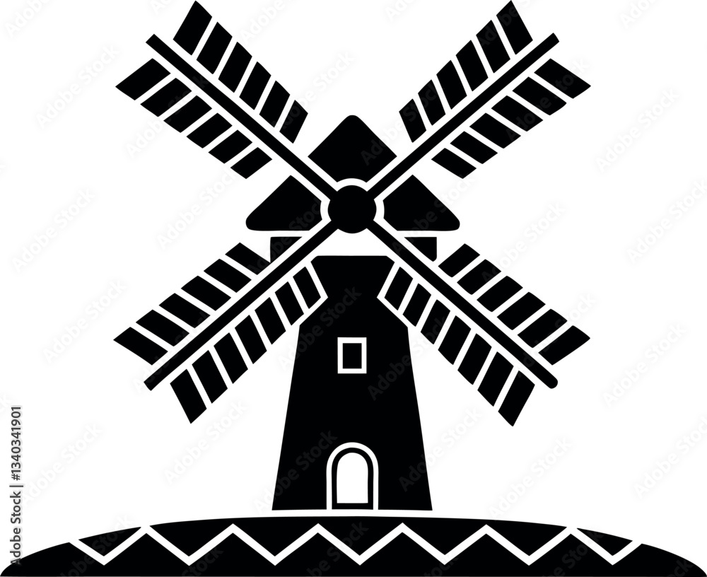 wind farm icon isolated sign symbol vector illustration - wind farm icon isolated sign symbol vector illustration -