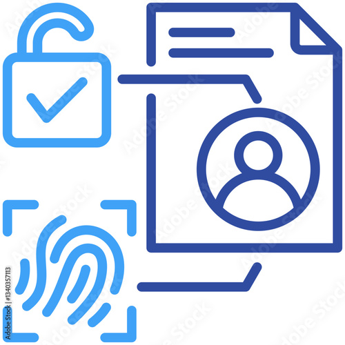 Biometric Authentication Icon