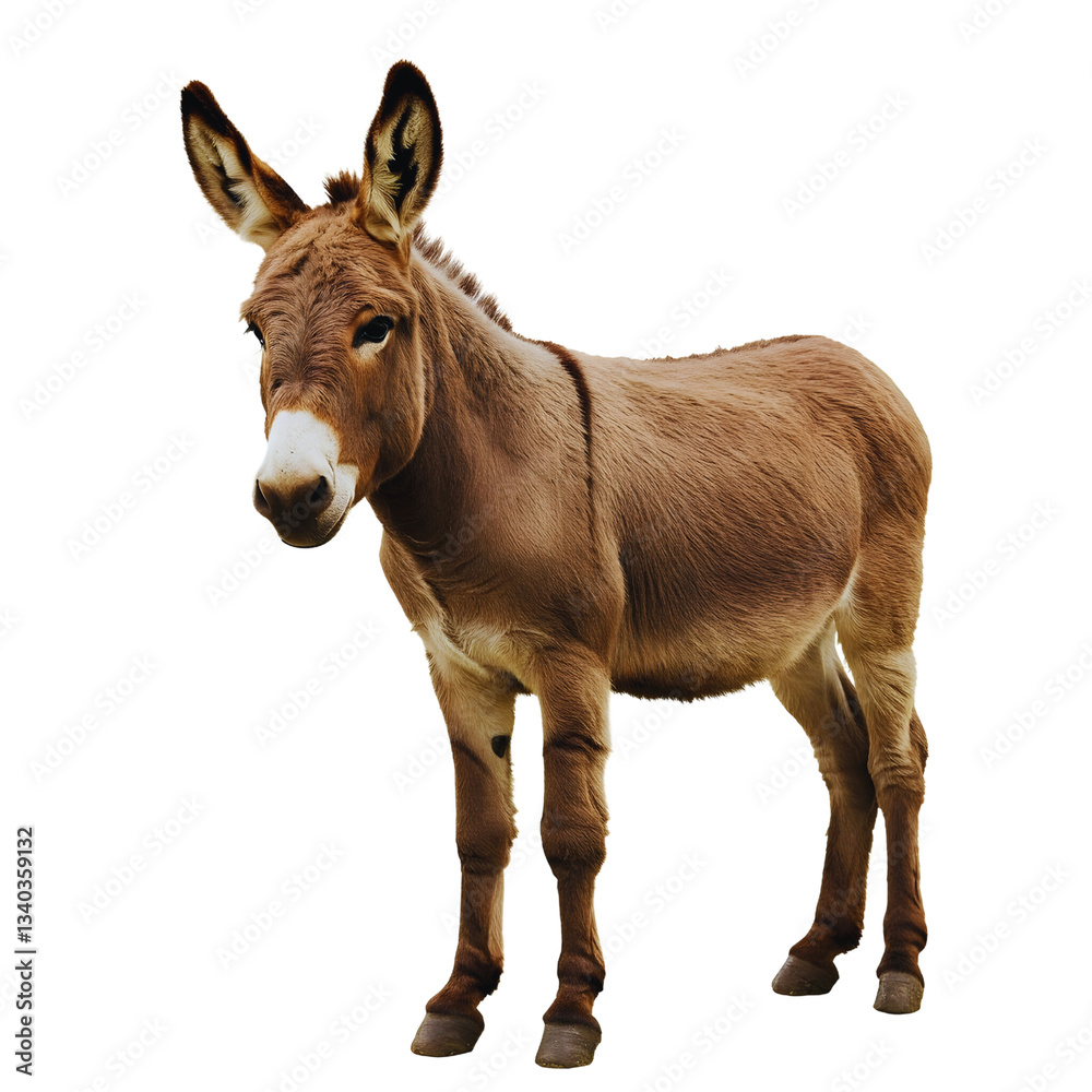 Donkey isolated on transparent background
Donkey isolated on transparent background