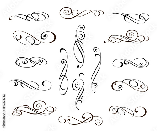 5500.eps  set of decorative elements for design