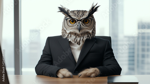 Wise Owl in a Business Suit...
