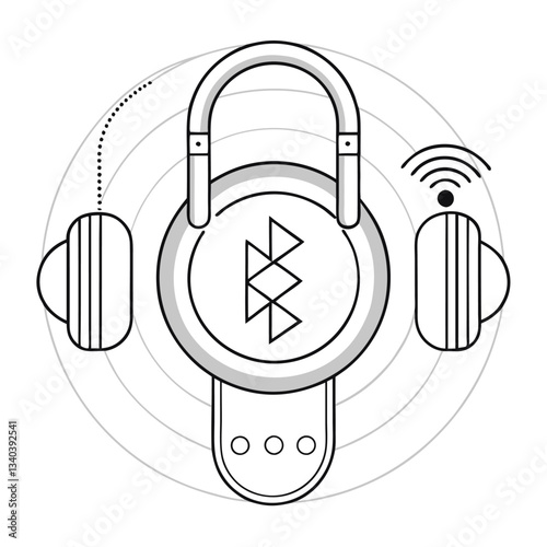 Bluetooth Auracast vector