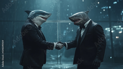 Business Sharks: Two figure...
