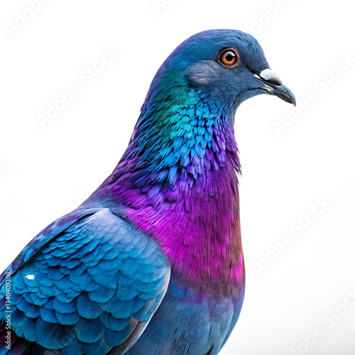pigeon isolated on white background