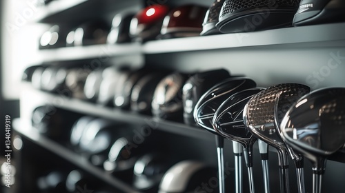 Stylish Golf Equipment Display