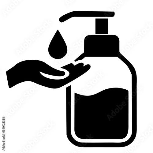 hand cleaning icon