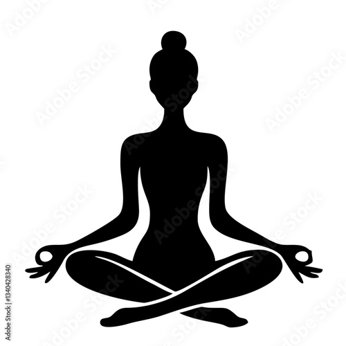 Buddha in lotus position