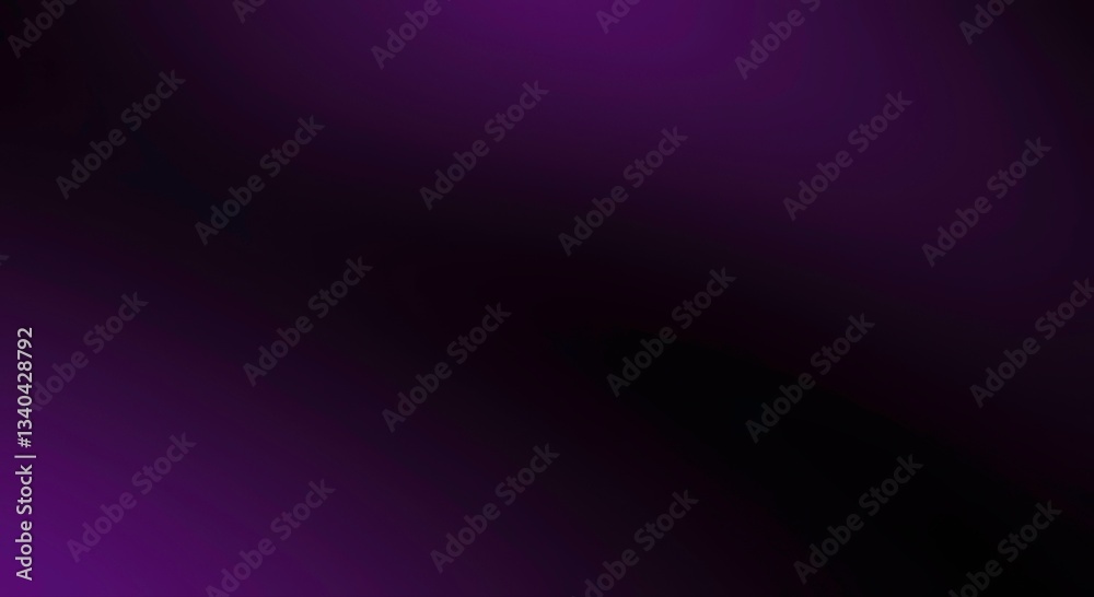 Fototapeta premium Deep Purple and Black Gradient Background Abstract Dark Texture Smooth Color Transition