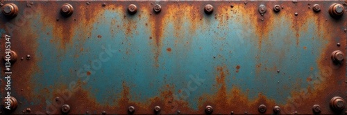 Rusty metallic metal surface with industrial machinery details, equipment , machinery parts