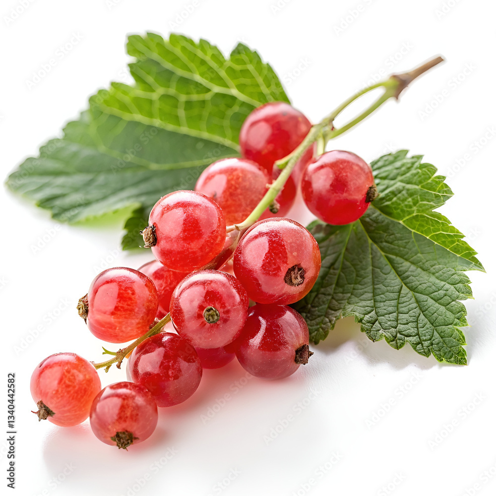 red currant isolated on white background red currant isolated on white background