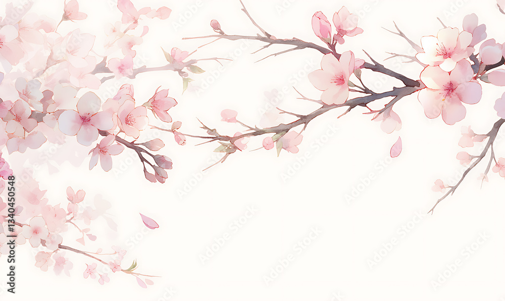 Creative 2D Doodle Floral Illustrations on White Background Creative 2D Doodle Floral Illustrations on White Background