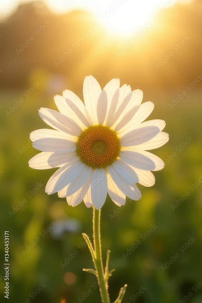 Naklejka premium Evening Daisy Aura