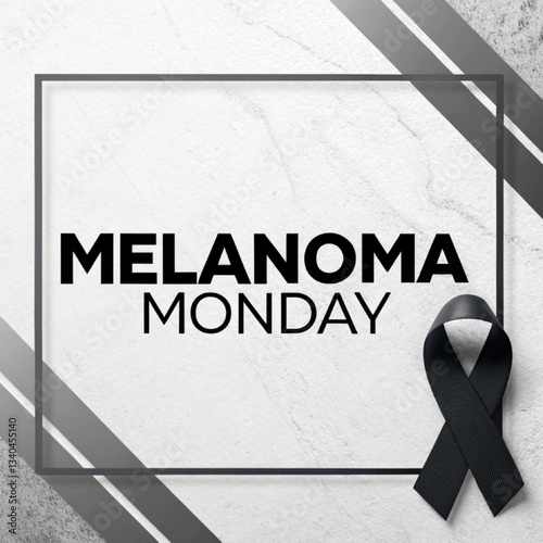 A digital awareness image for Melanoma Monday