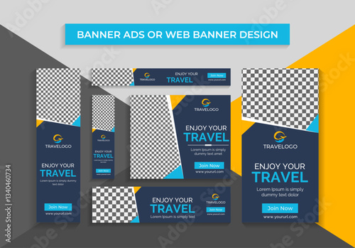 Corporate Business Web banners And Ads Banner Design Template