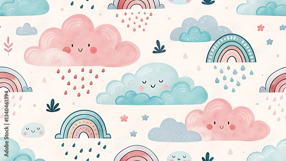 easter seamless pattern with rabbits easter seamless pattern with rabbits