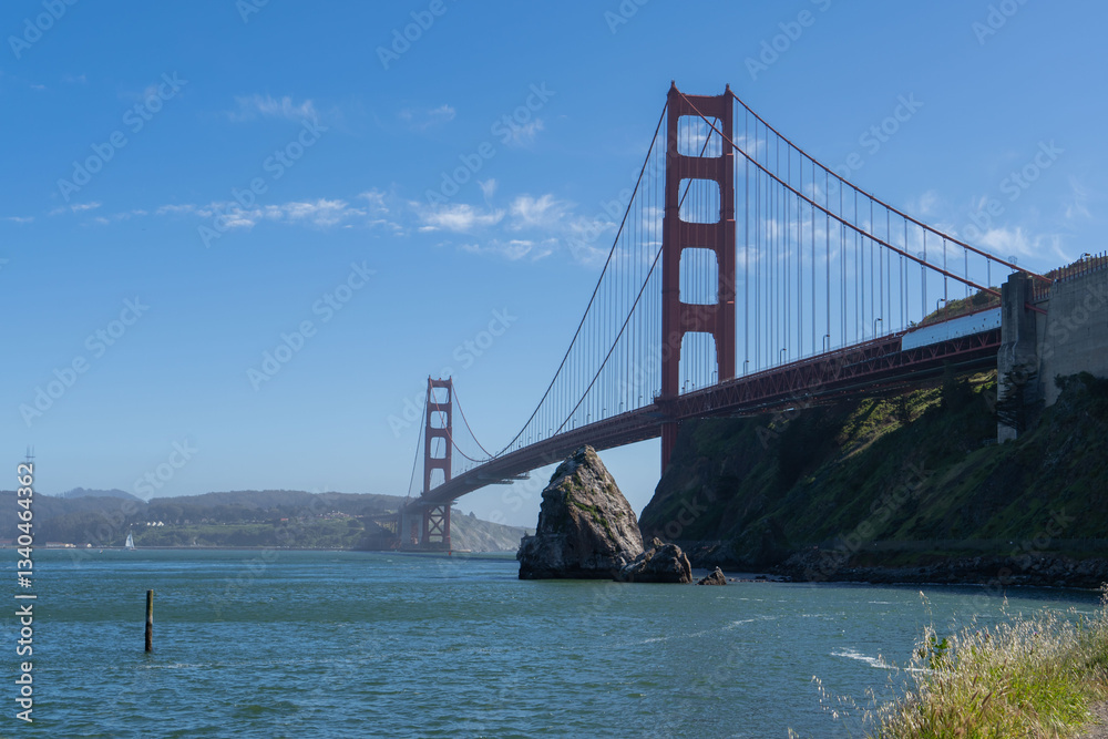 Fototapeta premium Golden Gate Bridge, San Francisco, California, USA.