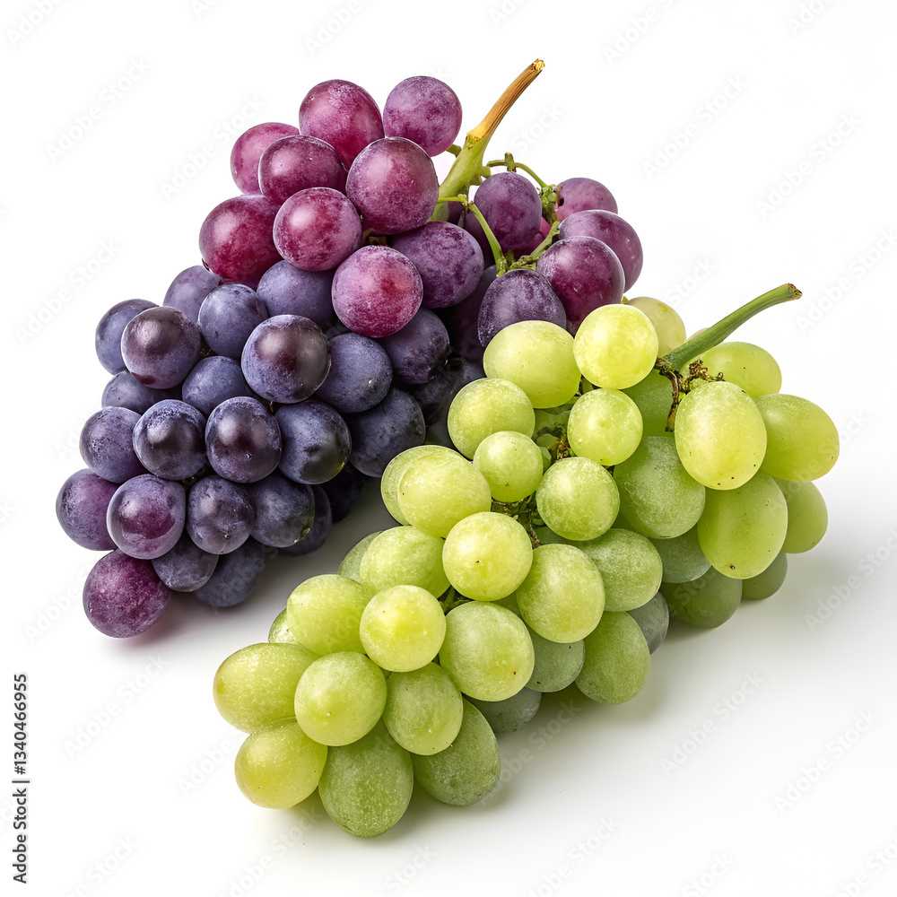 Fototapeta premium bunch of grapes isolated on white