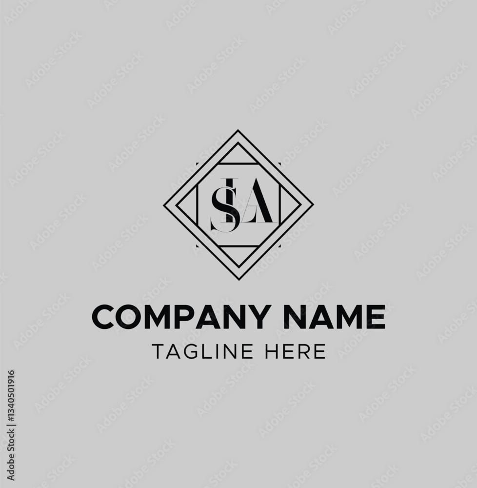 Fototapeta premium Modern SLA Logo Design – Professional Branding