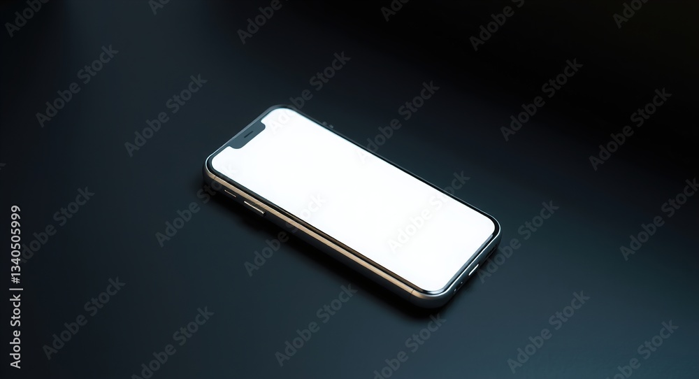 Smartphone frameless blank screen mockup template black background
Smartphone frameless blank screen mockup template black background
