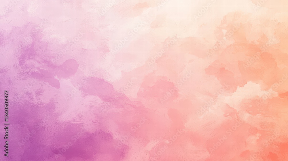 Obraz premium Ethereal Hues: A mesmerizing blend of soft, watercolor-like colors washes across the canvas.
