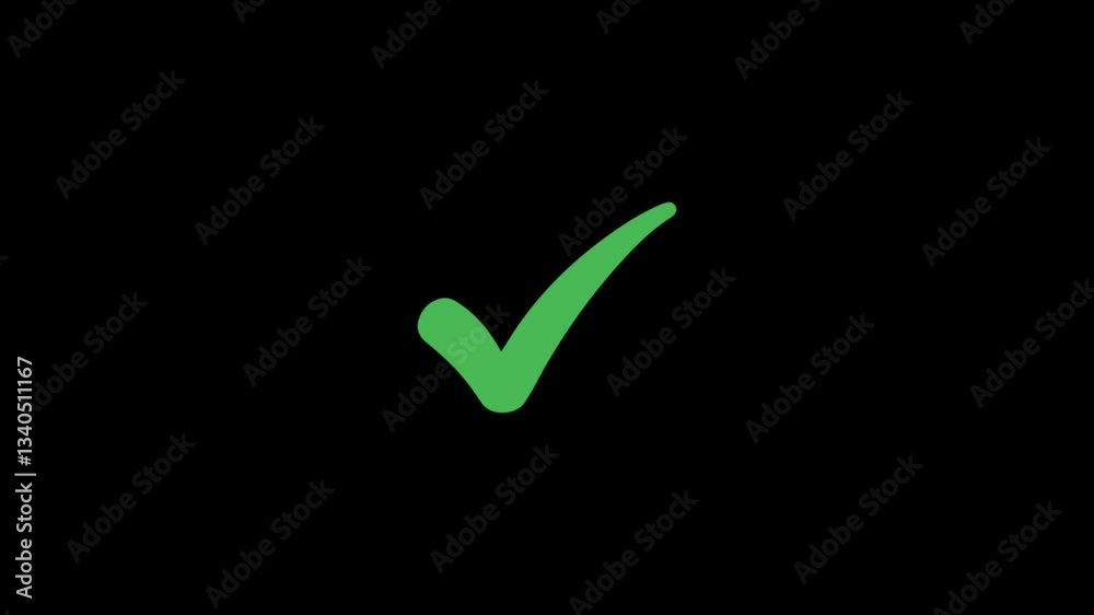 green check mark icon animations. Green check mark, tick, yes, or OK symbol on green screen.
check tick mark. Check mark animation icon. Correct, success sign, Approved tick mark icon animation.