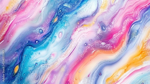 Wallpaper Mural Abstract watercolor background with vibrant colors Water color on white background Torontodigital.ca