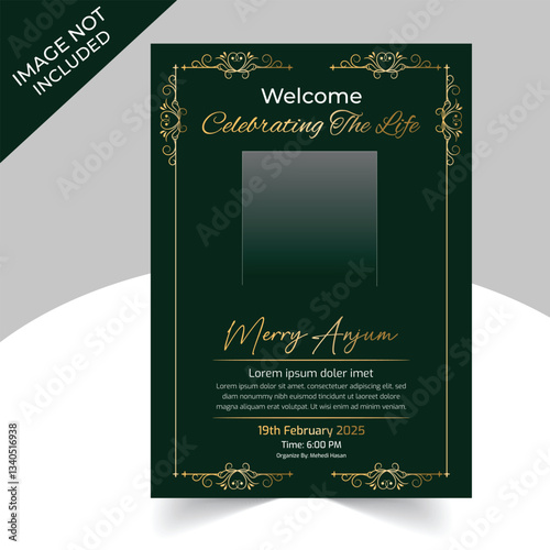 Free and customizable funeral templates