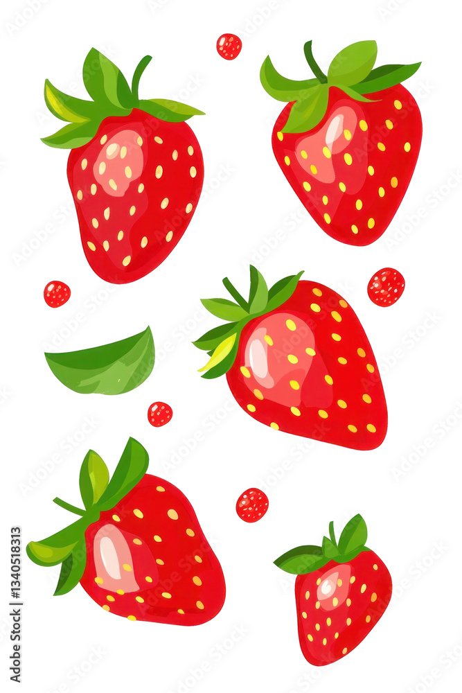 strawberry seamless pattern strawberry seamless pattern
