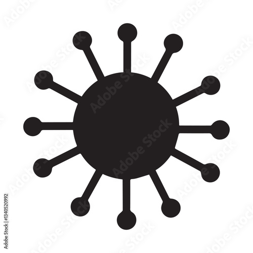 DNA vector silhouette