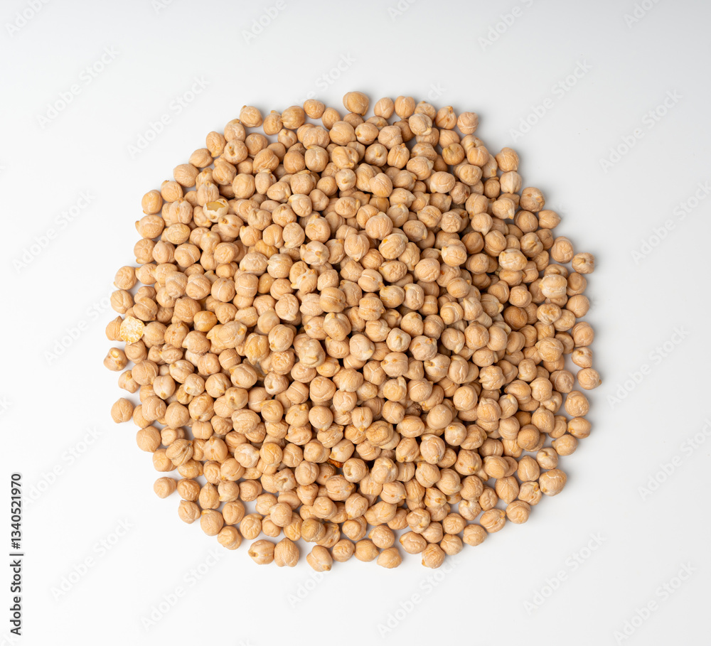 Chickpea, chick pea pile, dry Cicer arietinum fruits, raw Bengal gram legume, garbanzo beans Chickpea, chick pea pile, dry Cicer arietinum fruits, raw Bengal gram legume, garbanzo beans