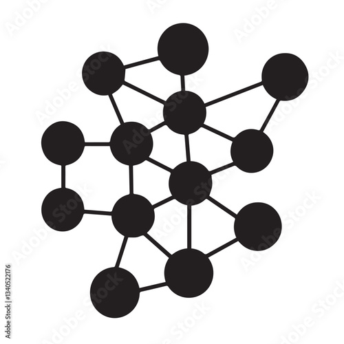 DNA vector silhouette
