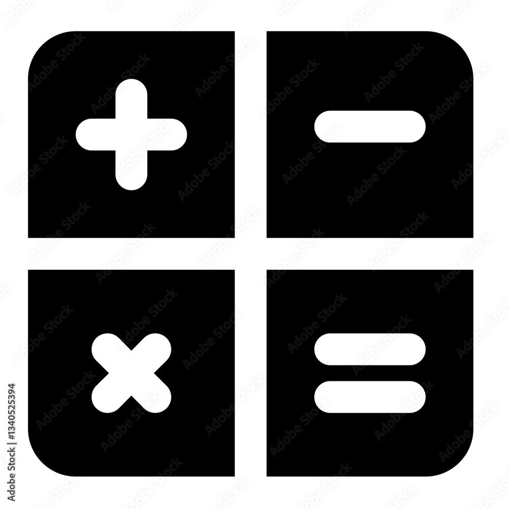 Obraz premium calculator icon for illustration