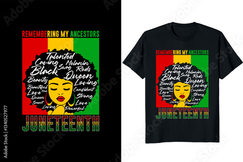 Juneteenth Day T-Shirt Design