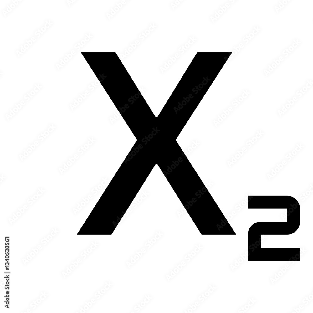 Obraz premium X Subscript 2