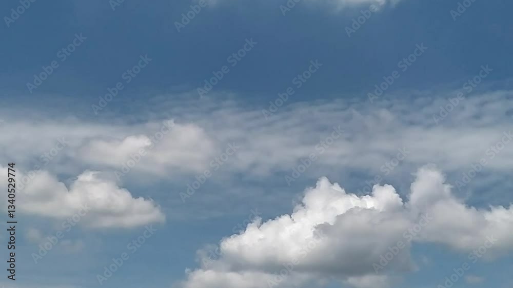 clouds moving slowly with a blue sky background, suitable for computer desktop screens clouds moving slowly with a blue sky background, suitable for computer desktop screens