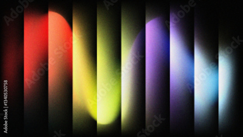 Colorful Fractal Glass Gradient Textures