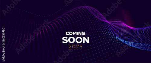  Coming Soon Opening of the Shop or Big Sale. Announce Promo Banner. Grand Opening Web Page Announcement. Minimalist Premium Design Vector Illustration.